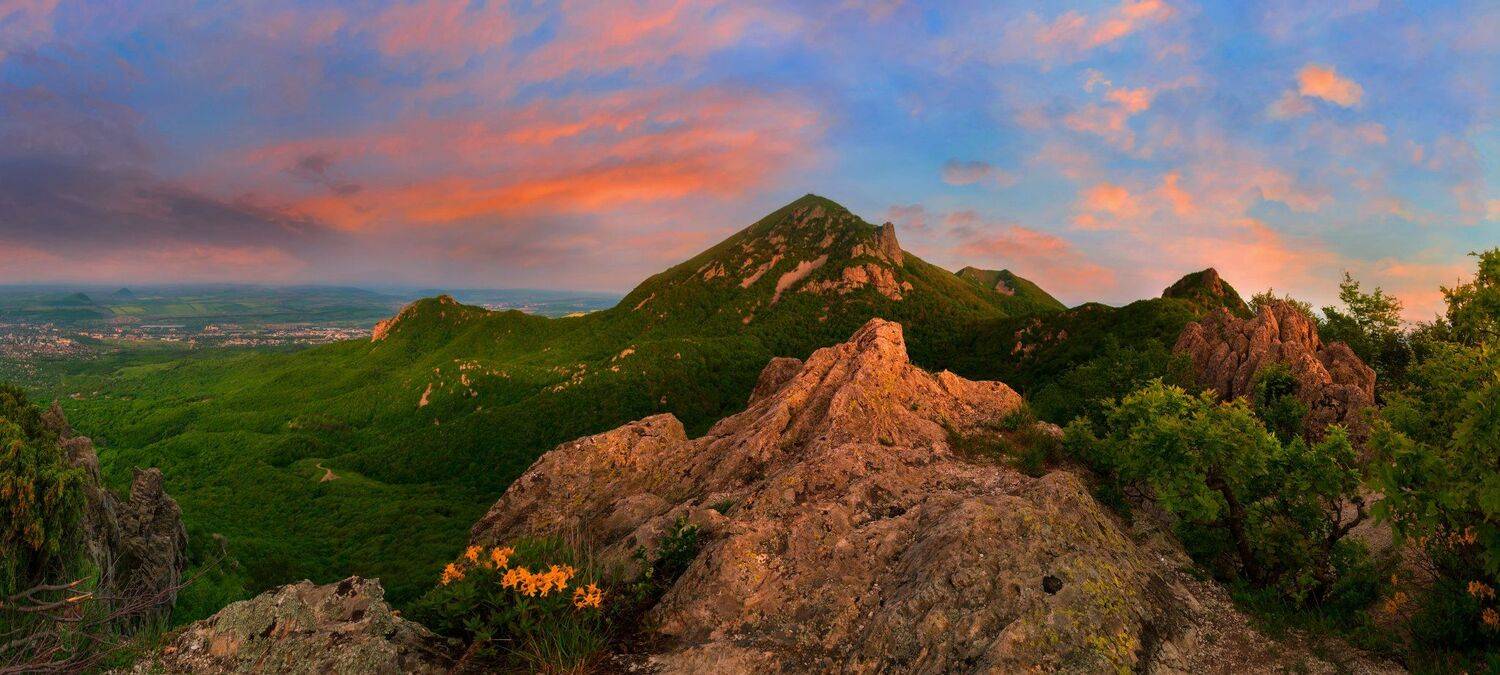 май,рассвет,бештау,пейзаж, Елена Брежицкая