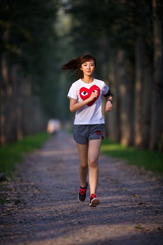 mood portrait,sport утренняя тренировка  фото превью