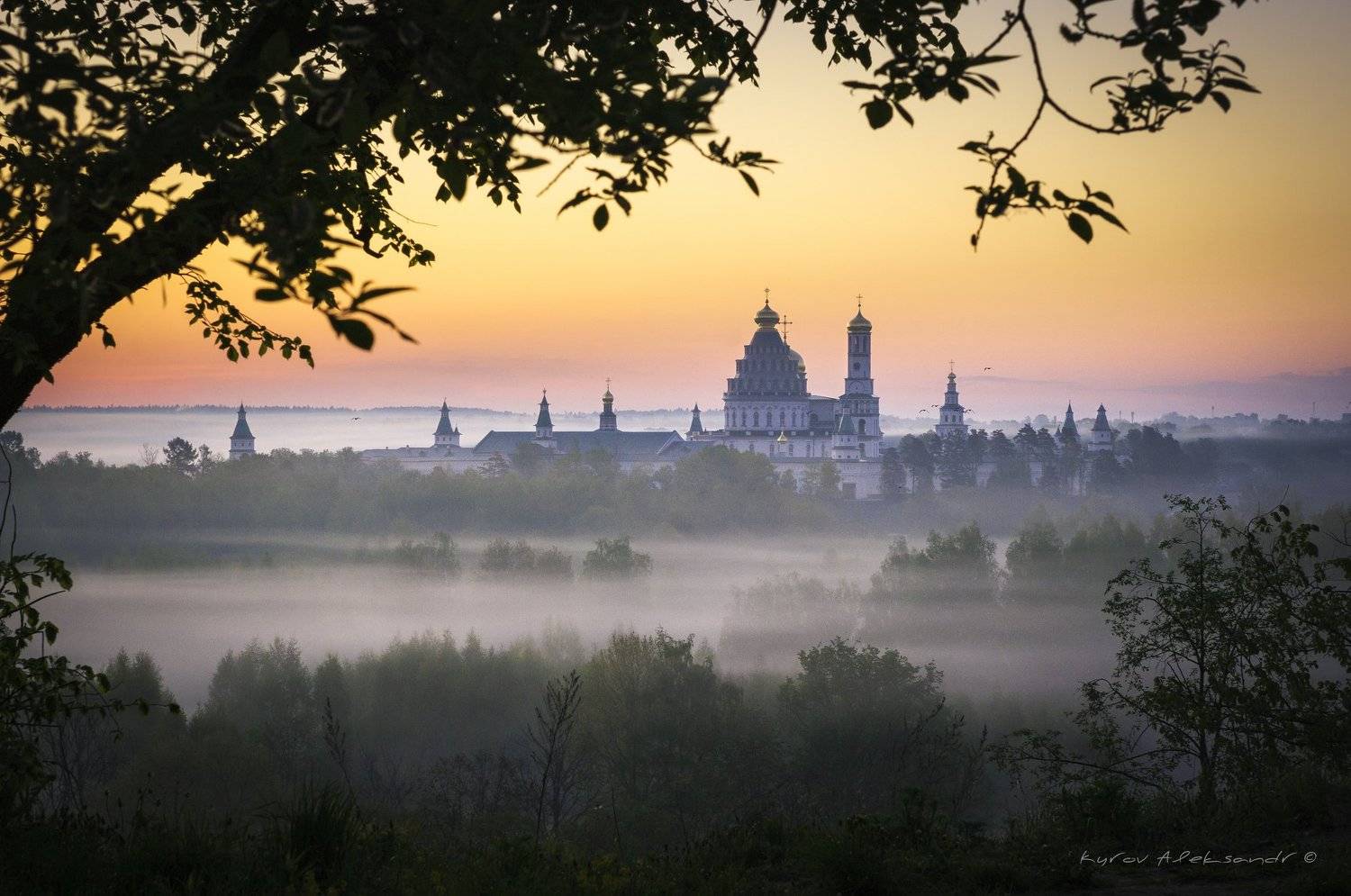 утро, рассвет, пейзаж, московская область, Александр Кыров