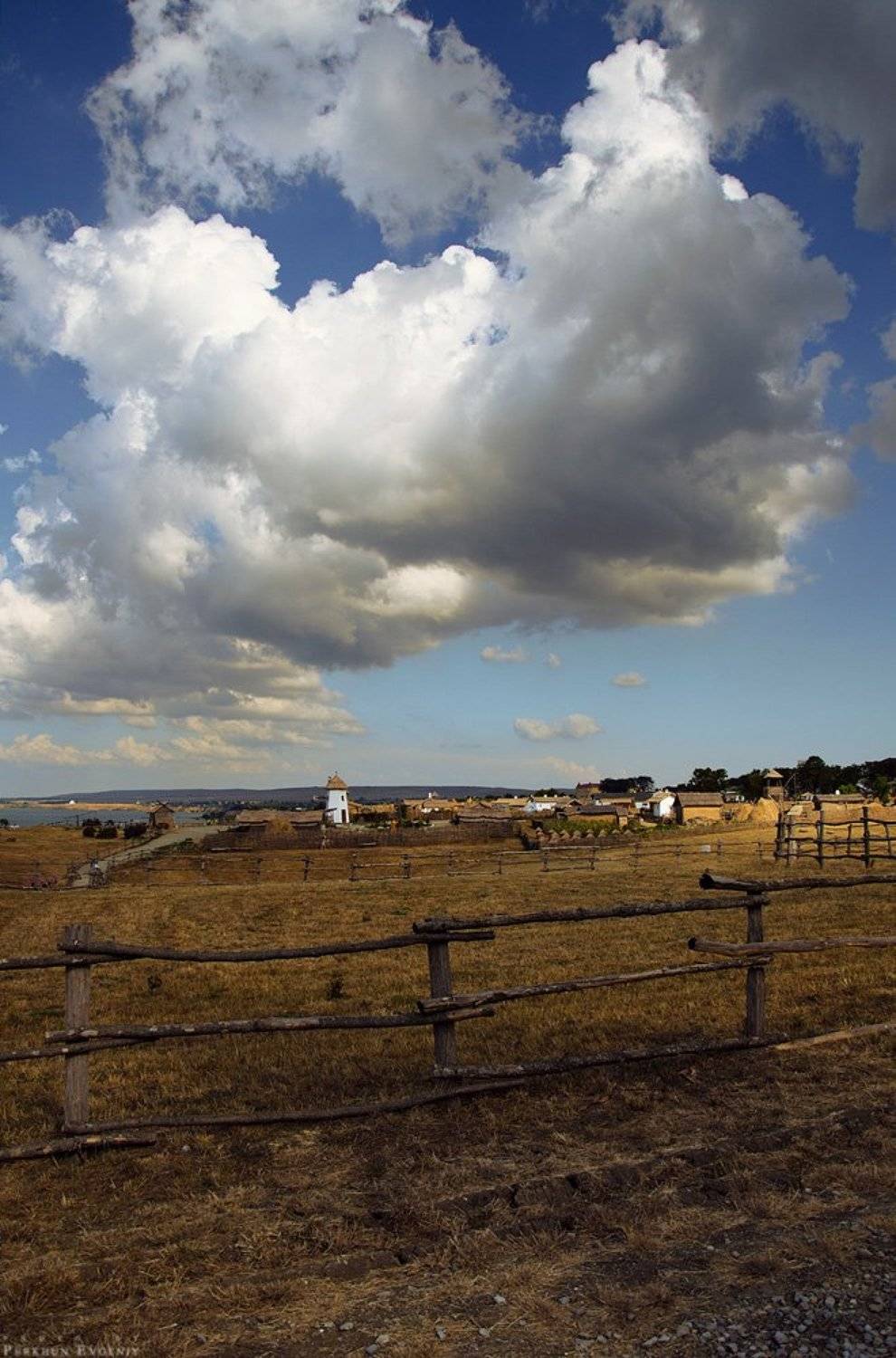 атамань, небо, облака, станица, Перхун Евгений
