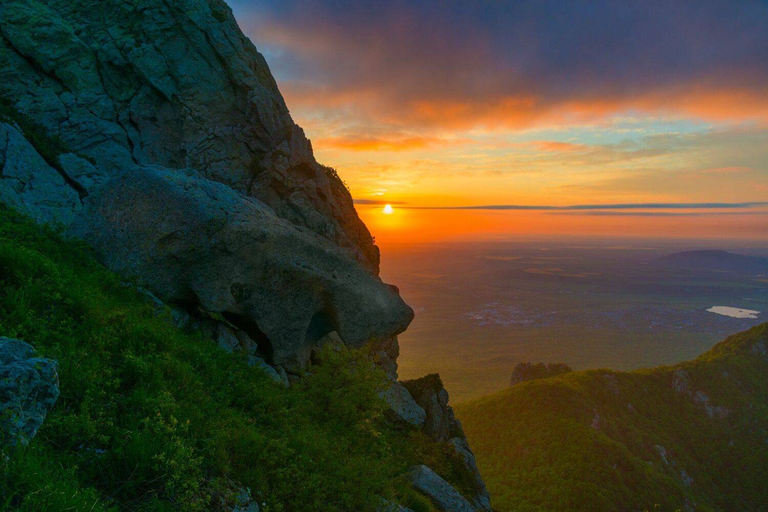 рассвет,бештау,пейзаж,май,скала, Елена Брежицкая