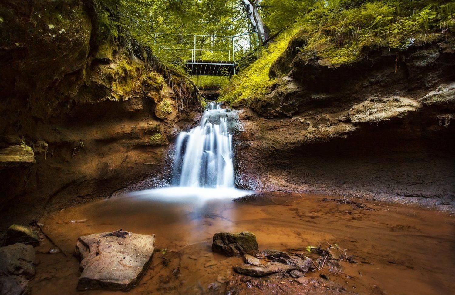 водопад, природа, речка, каньон, нечкино, Vyacheslav Lozhkin