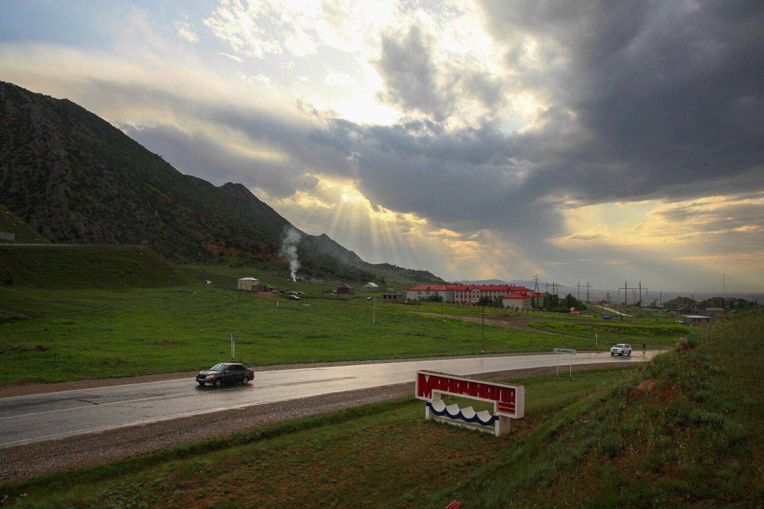 махачкала,окраина,горы,вершины,пейзаж,небо,деревья,дагестан,природа, Marat Magov