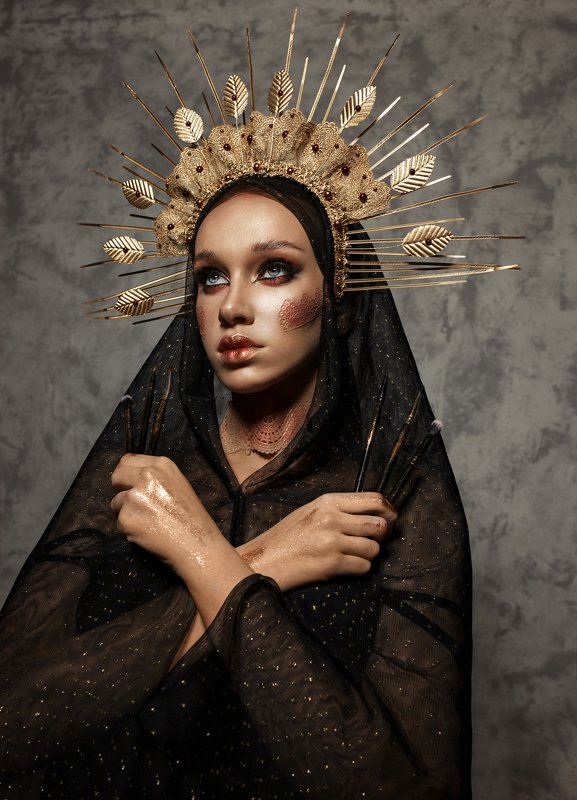 гламур, портрет, женский портрет, макияж Богиня макияжа фото превью