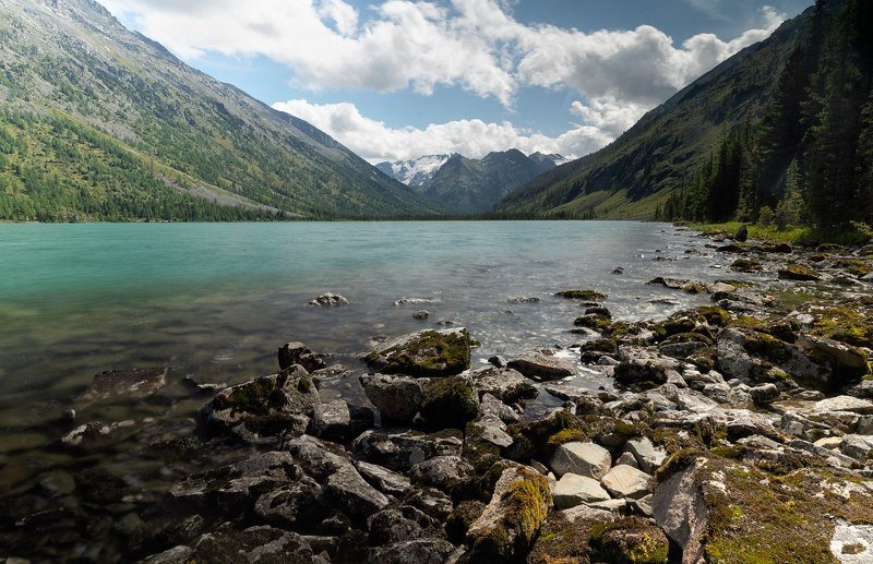Горный Алтай Среднее Мультинское озеро фото превью