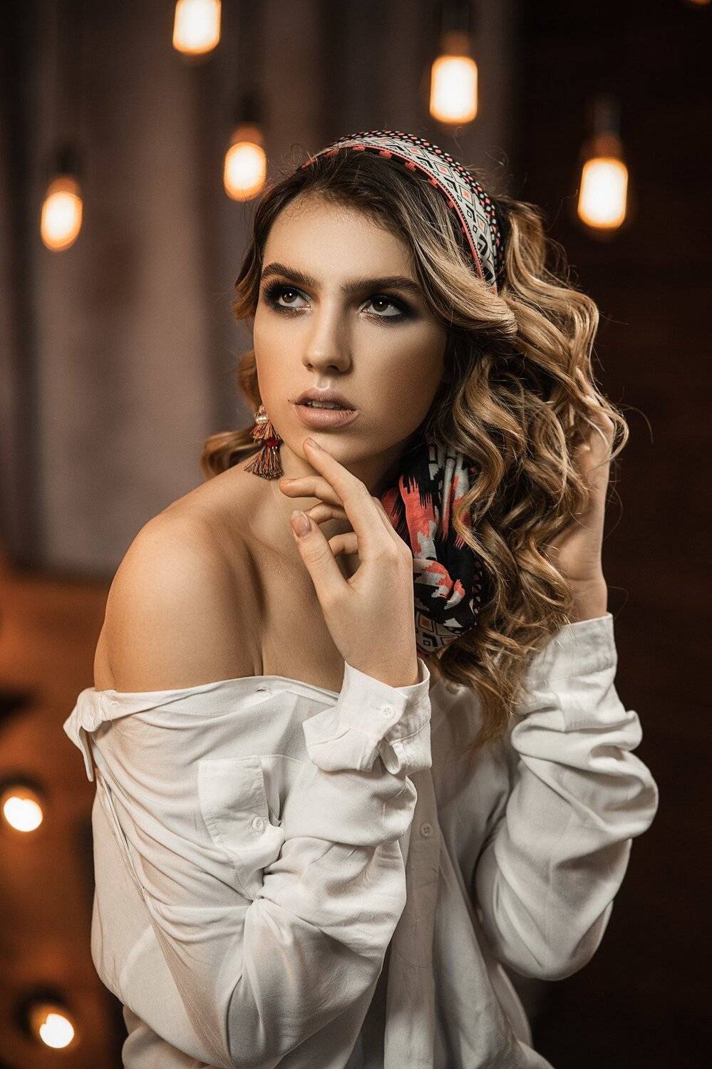 девушка, модель, портрет, фотосессия, студия, макияж, гламур, модельные тесты, beauty, beautiful, perfect, pretty, model, modeling, young, Владимир Васильев