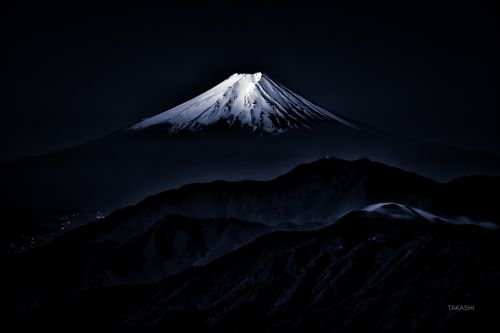 Shining snow