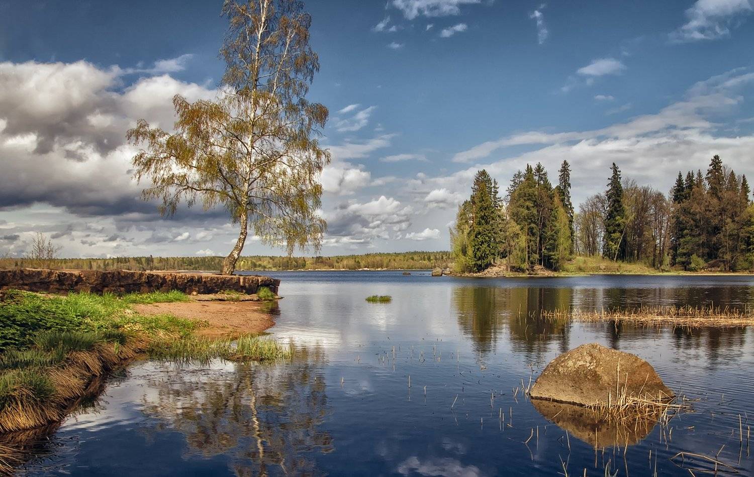 пейзаж,озеро,природа, Тамара