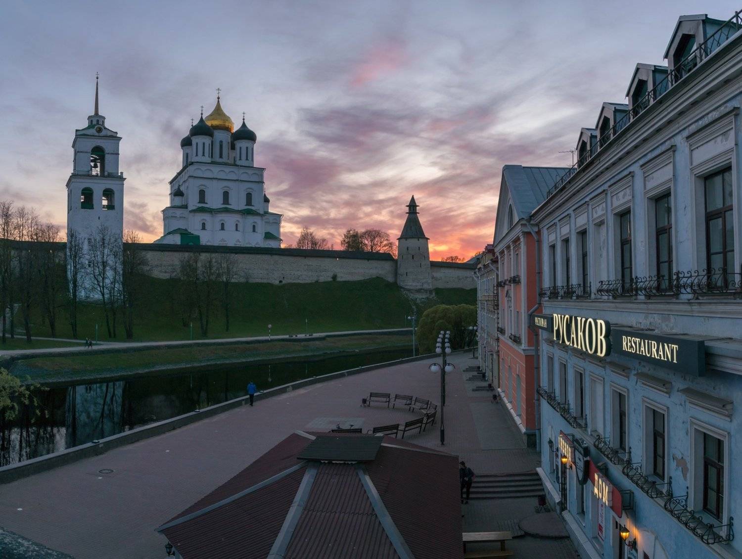 pskov, pleskau, псков, кром, кремль, landscape, pskovregion, krom, kremlin, вечер, закат, река, реки, Мержанов Дима