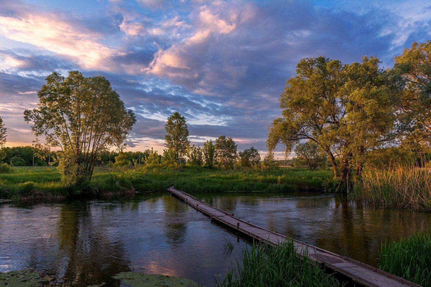река нежеголь,шебекино,вечер,закат, Александр Литвишко