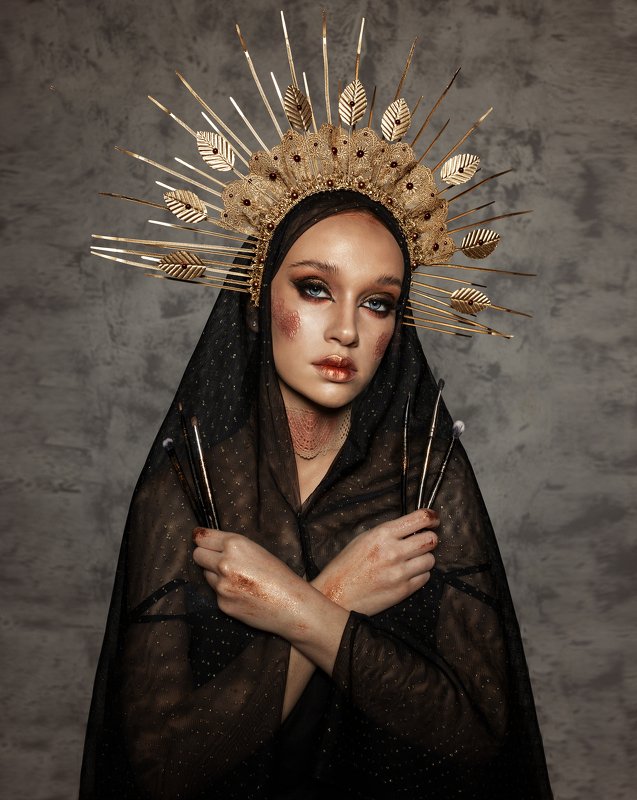 гламур, портрет, женский портрет, макияж Богиня макияжа фото превью