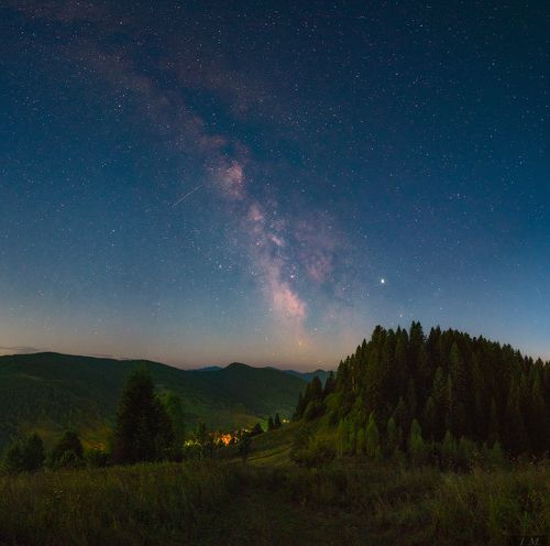 The Galaxy above my head ..