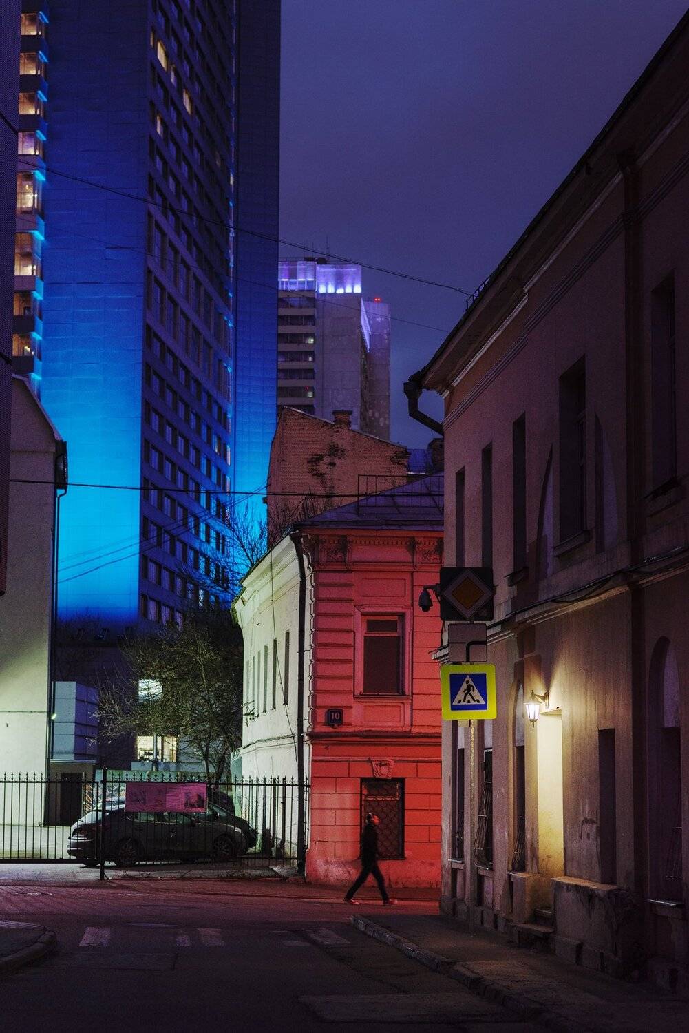 город, ночь, огни, Алексей Егоров