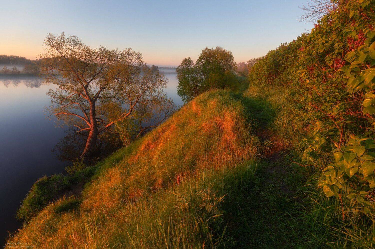 солнце, россия, рассвет, природа, подмосковье, погода, пейзажи, пейзаж, отражение, наукоград, красота, дубна, вода, весна, weather, water, spring, russia, reflection, naukograd, nature, moscow, landscape, dawn, canon, dubna, beauty, Андрей Олонцев