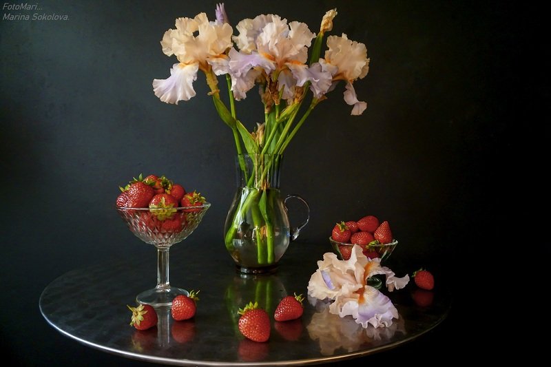 С ирисами. фото превью