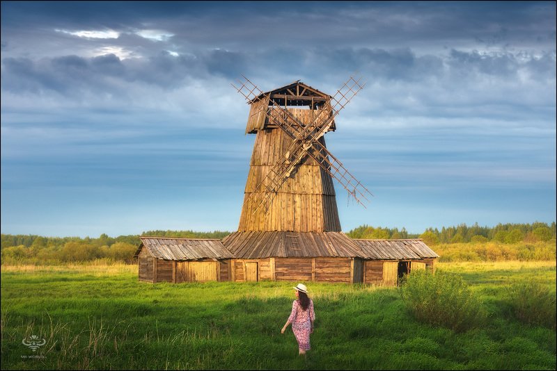 Россия, Псков, фототур Летний закат в деревне.... фото превью