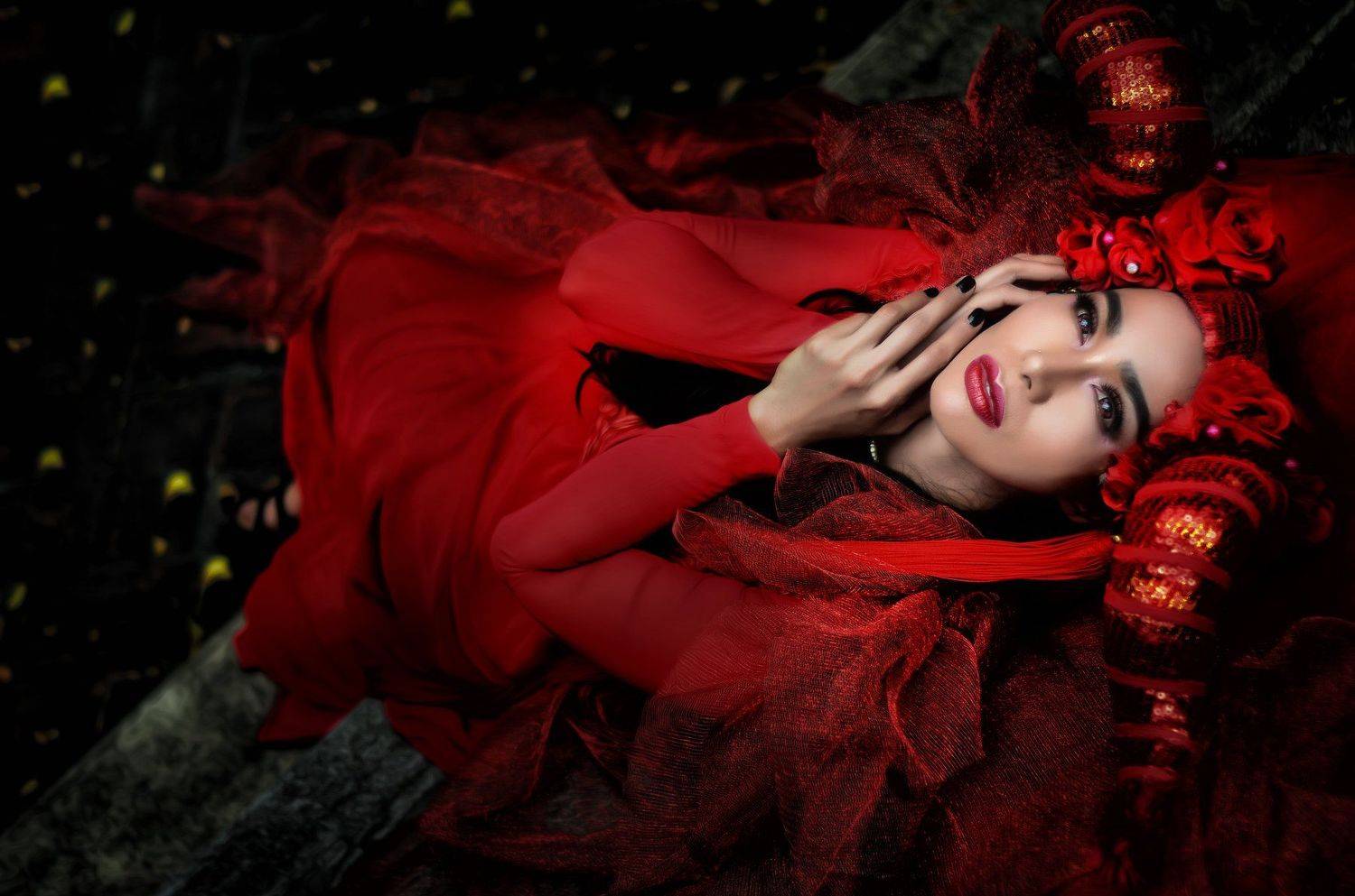 #woman #red #fashion #beauty , Analiza Daran De Guzman