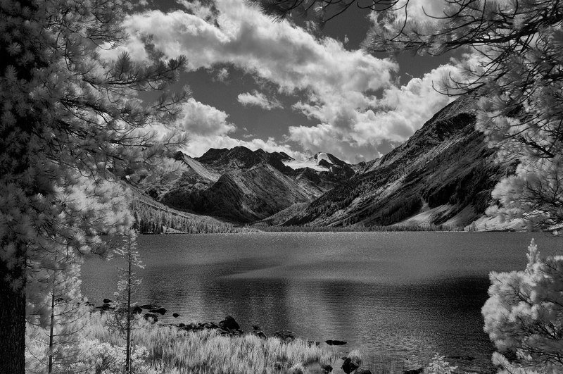 Горный Алтай Среднее Мультинское озеро фото превью