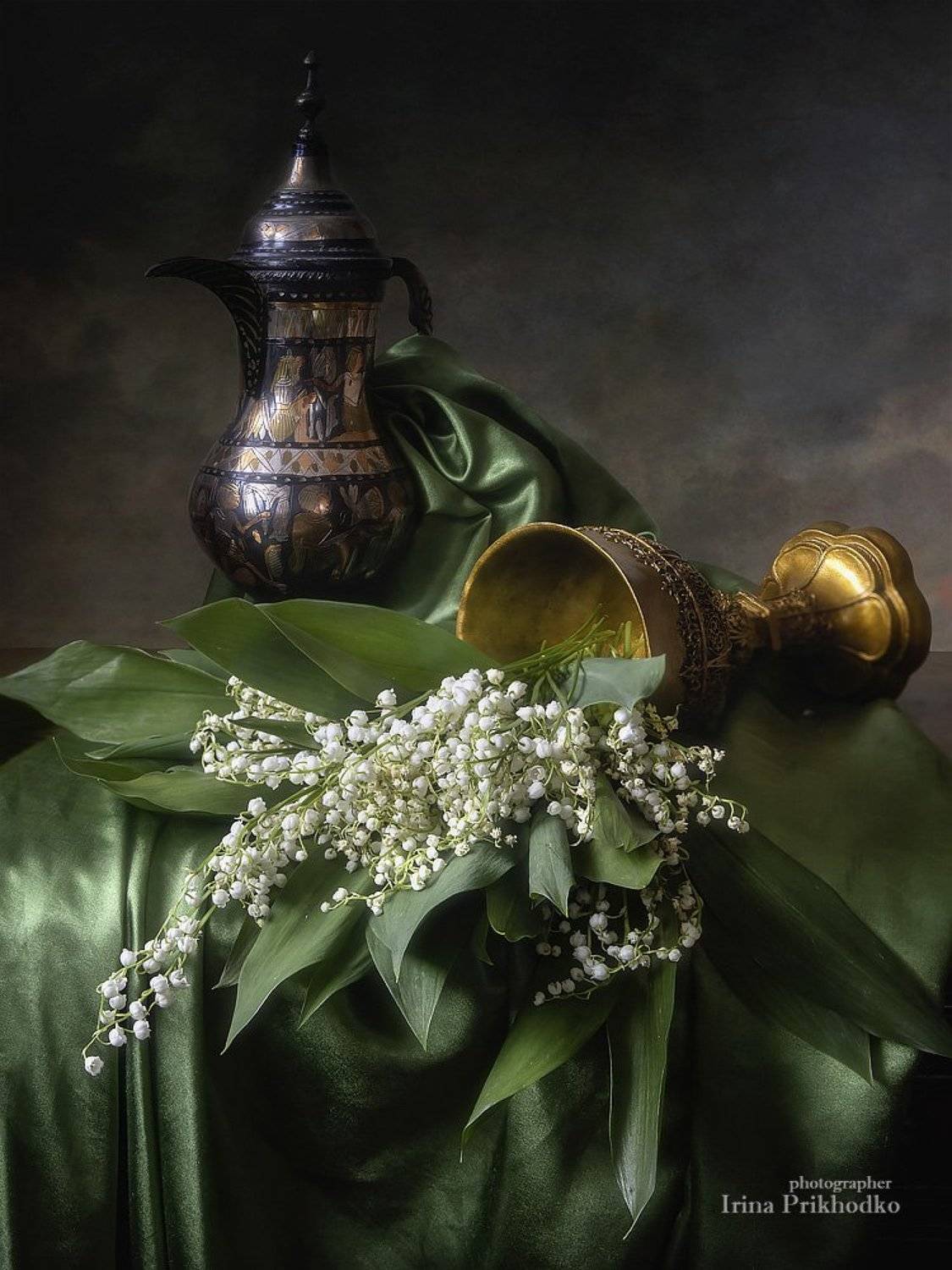 натюрморт, цветочный, винтажный, ландыши, художественное фото, Ирина Приходько