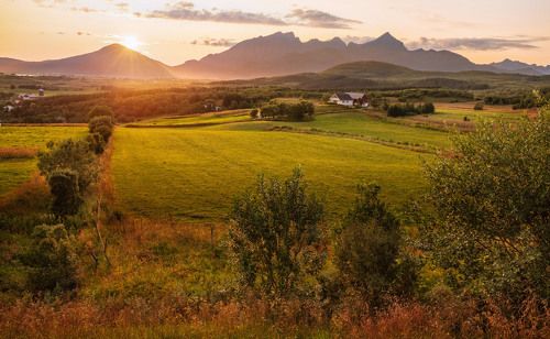 Домик на Лофотенах. Норвегия.
