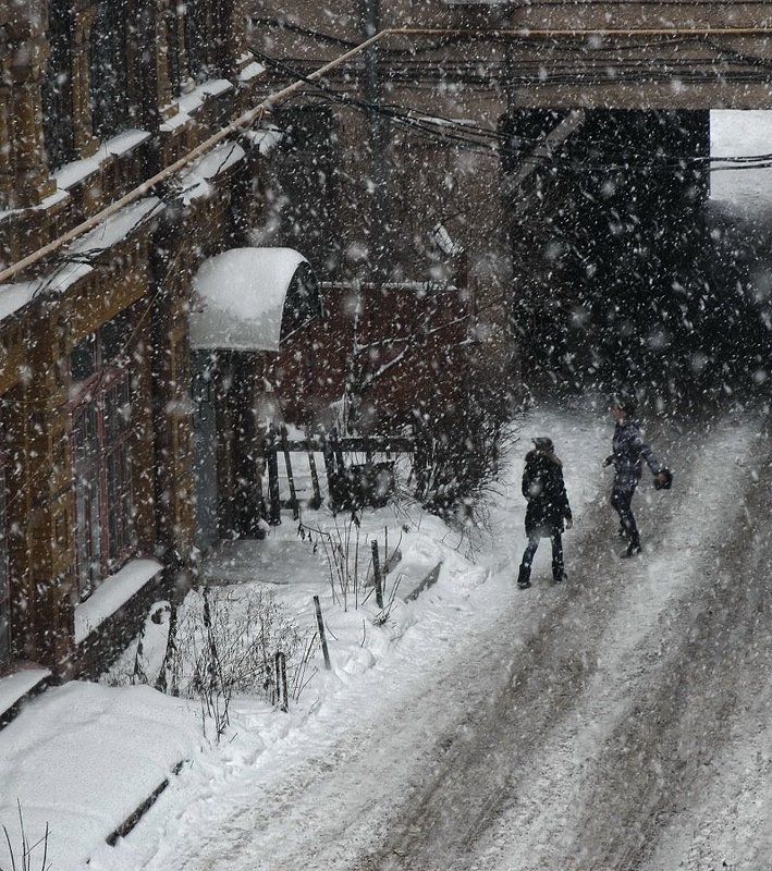 снегопад фото превью