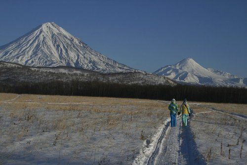 Прогулка с видом на вулкан