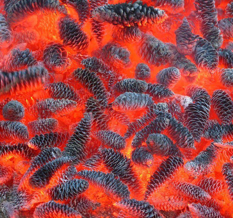 Огненная текстура фото превью