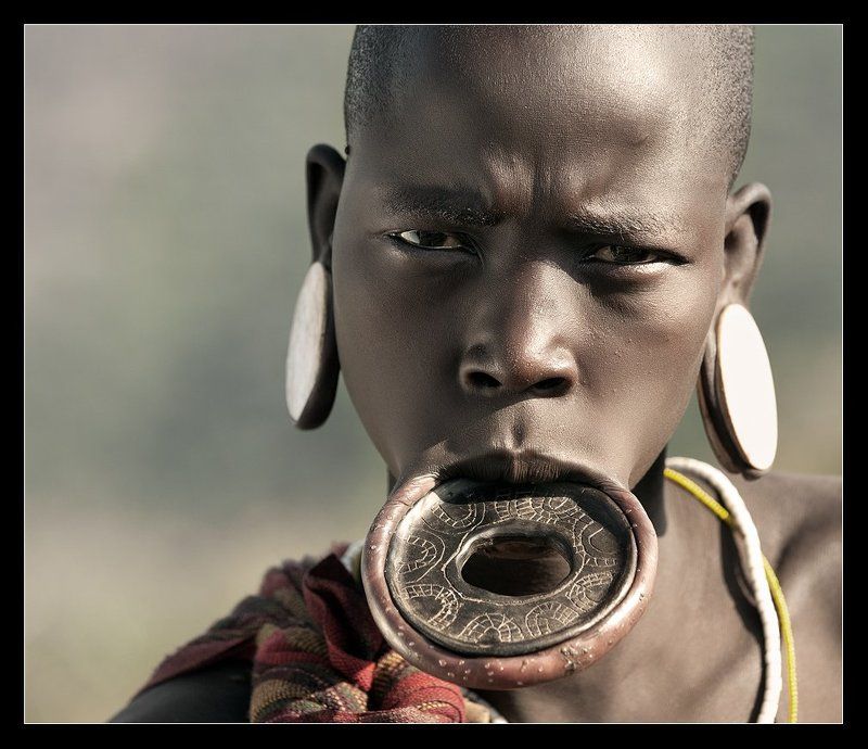 эфиопия, женщина, племя, мурси Мурси фото превью