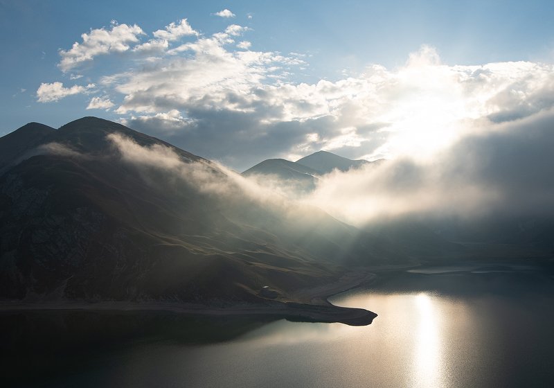 пейзаж, пейзажная фотография, пейзажи, чечня, кезенойам, россия, горы, путешествие, озеро, landscape, landscapes, landscape photography Озеро Кезенойам, Чечня фото превью
