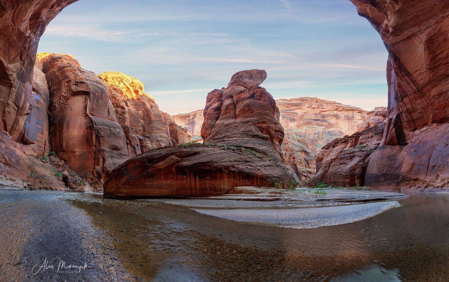 США, Аризона, Юта, каньон, щелевой, слот, пустыня, река, скала, отражение, , Alex Mironyuk