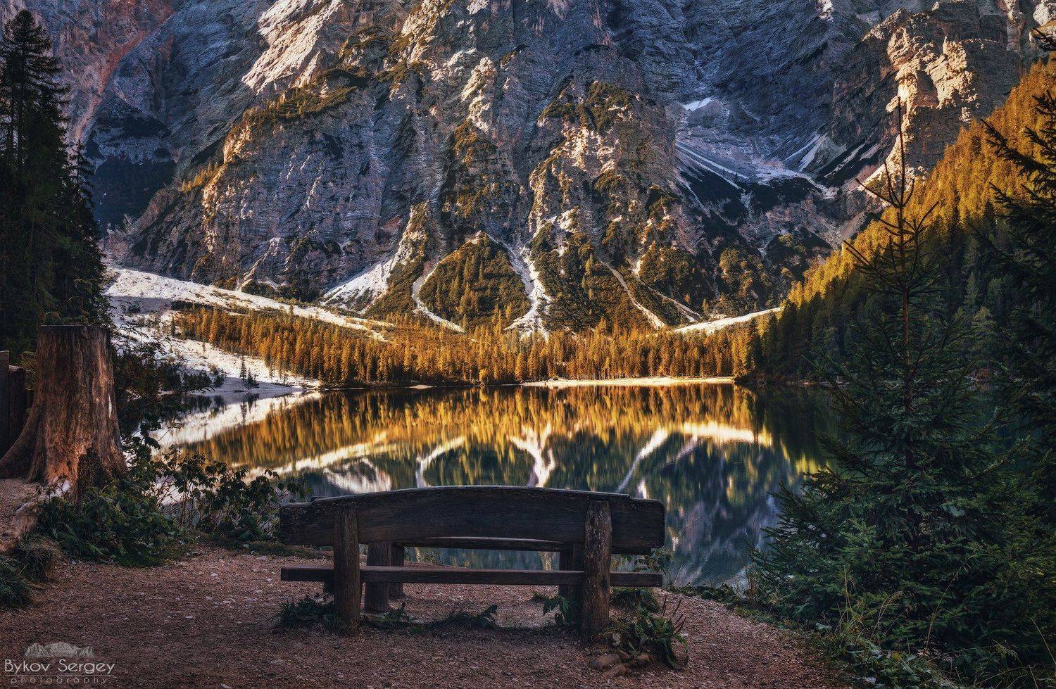 dolomiti, dolomites, photography, mood, blue, silence, rocks, cluouds, alps, braies, nature, beautiful, stunning, landscape, wood, Сергей Быков