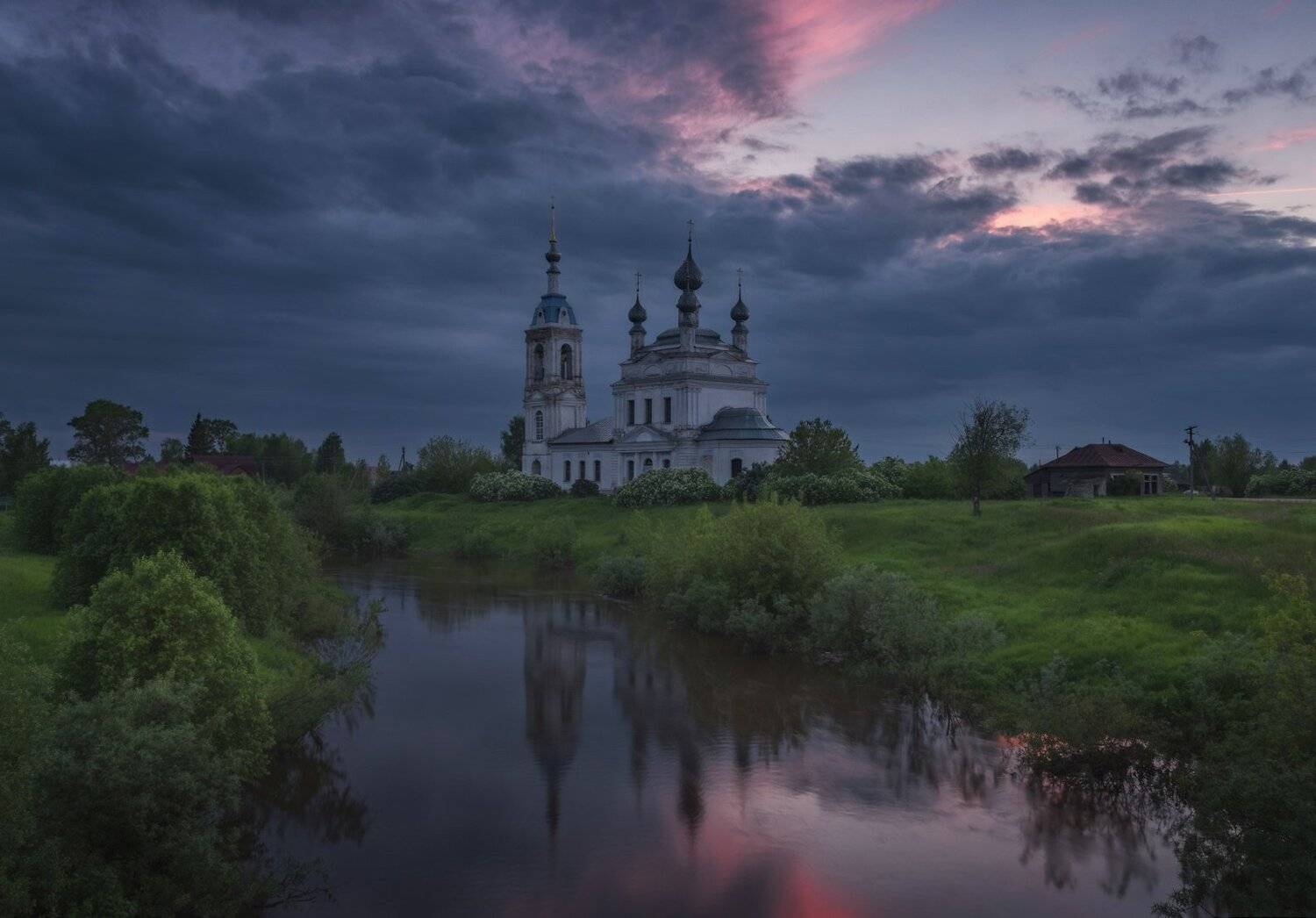 пейзаж, савинское, закат, вечер, природа, Виталий Левыкин