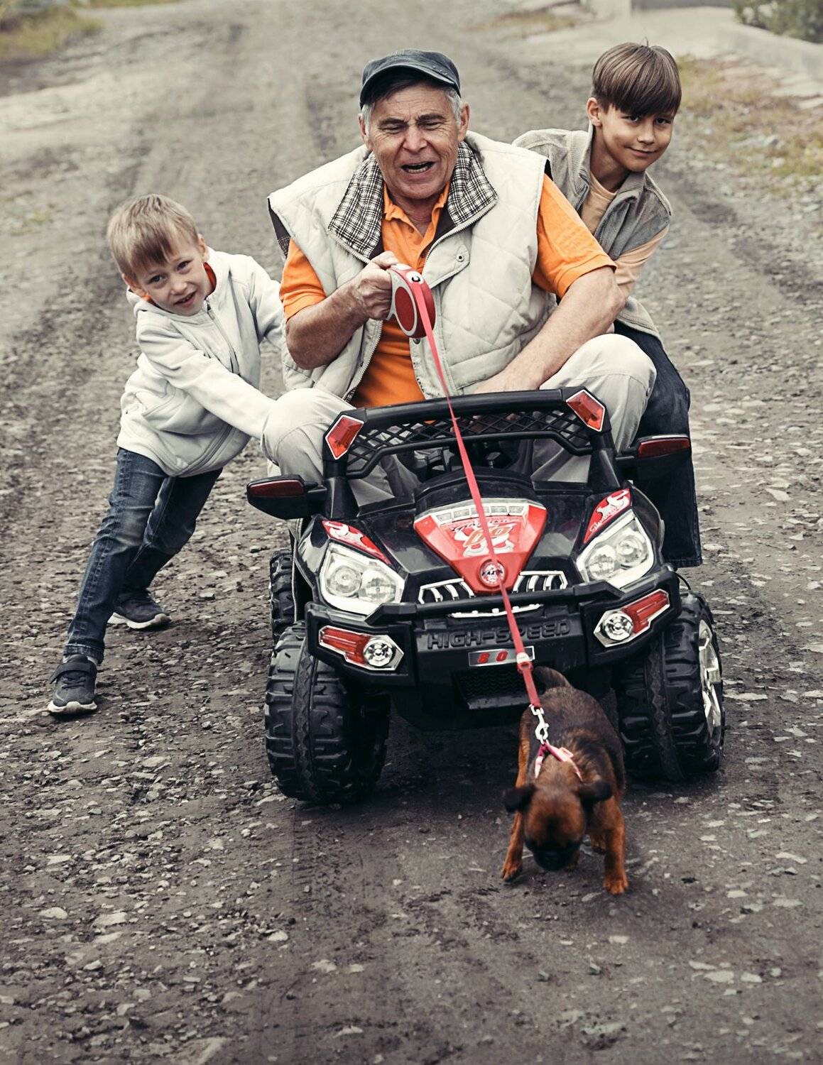 веселый дед, веселые выходные, веселая семейка, едем, покатушки, Ольга Бурмистрова