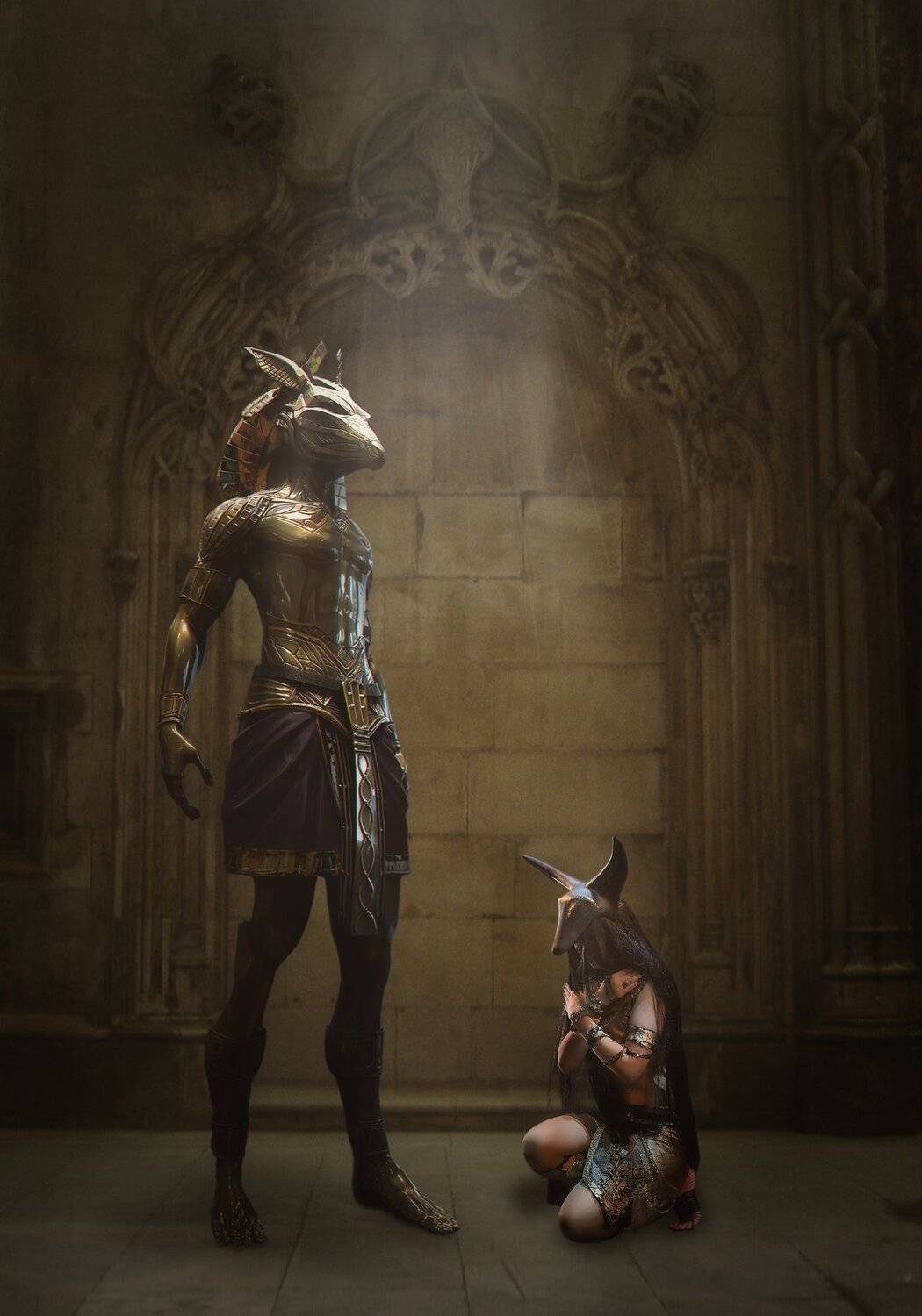 храм, бог, жрица, Sergii Vidov