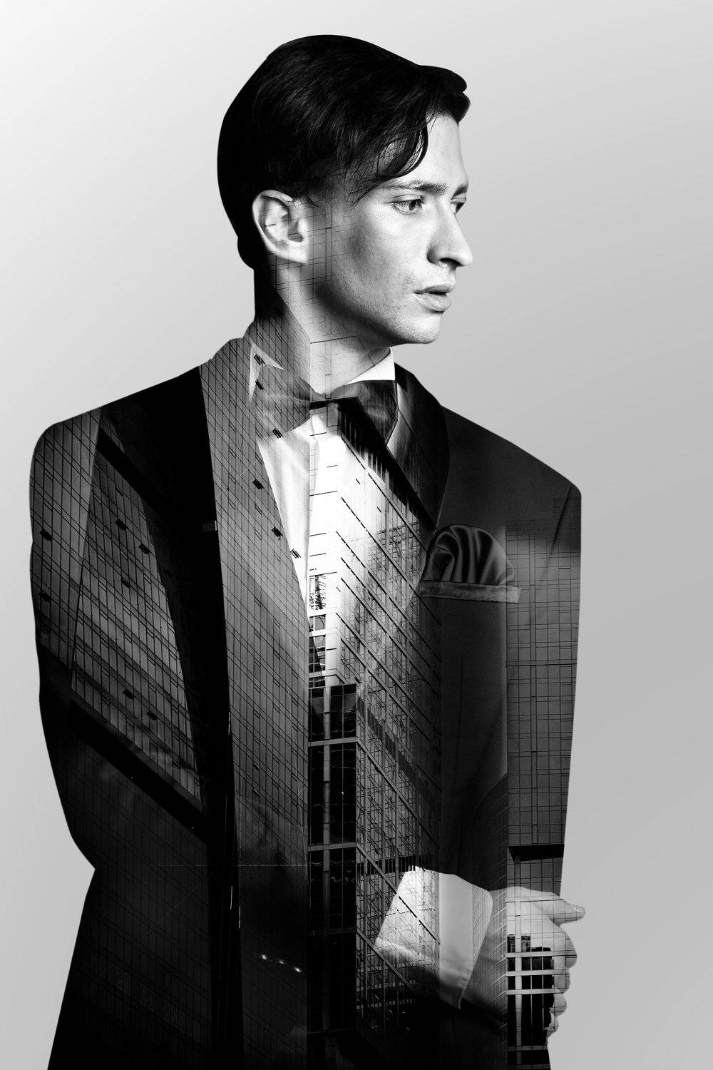 двойная экспозицияб портрет, Василий Ковалев