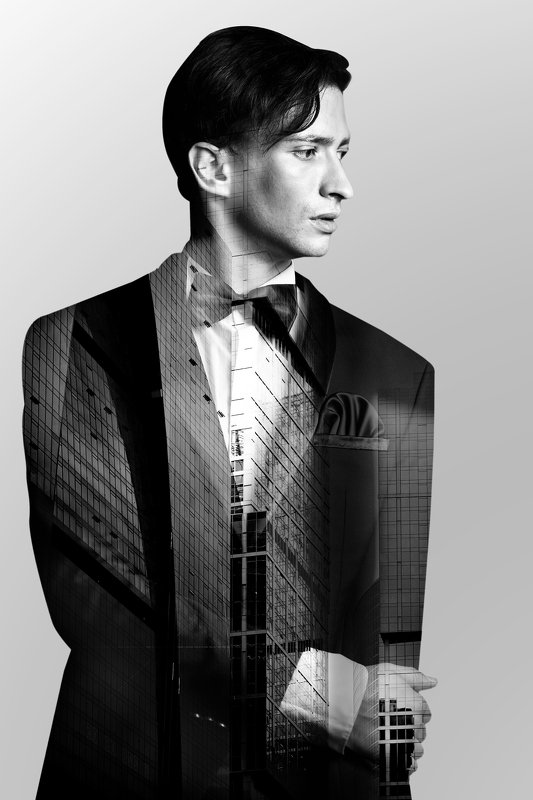 двойная экспозицияб портрет Портрет фото превью