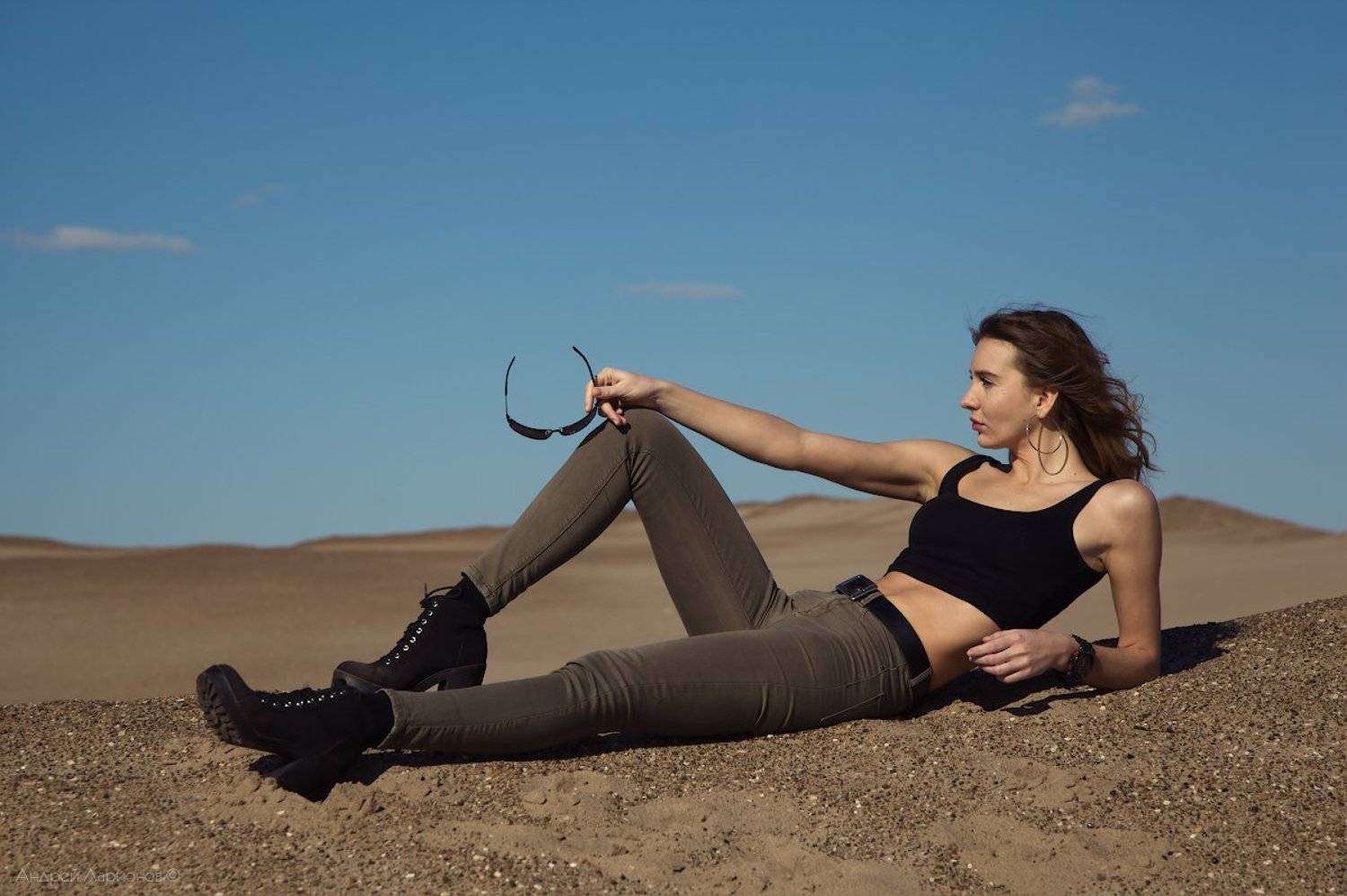 девушка,песок, Андрей Ларионов