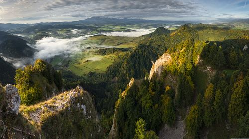 View from Trzy Korony, Poland