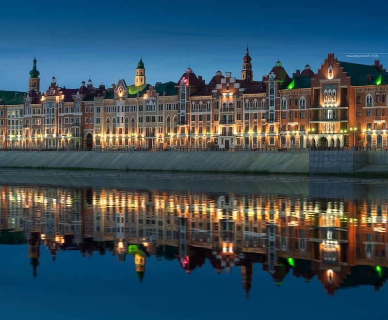 йошкар-ола, россия, артем мирный, artyom mirniy, yoshkar-ola, башня, шпиль, свет, небо, марий эл, набережная брюгге, отражение, reflection, capriccio, photoartist, , каприччио, фотохудожник, veduta, ведута Набережная Брюгге фото превью