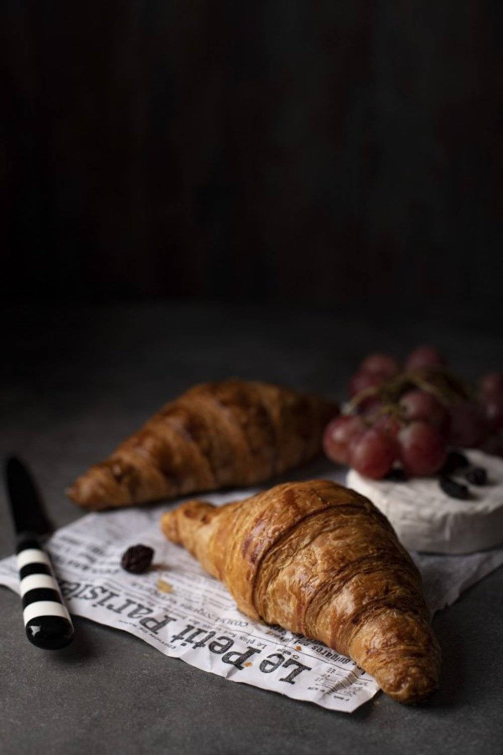 food photography croissant French cheese Bree grapesbakery foodie still life flatlay, Elnora Atnagulova