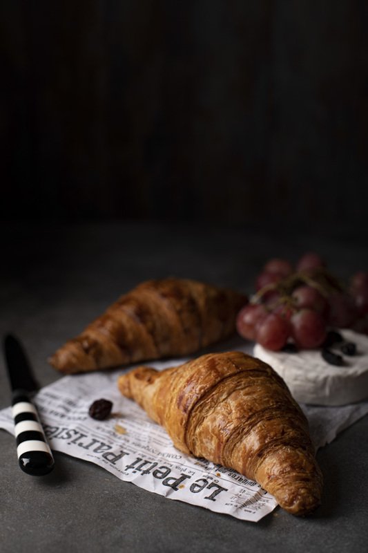 food photography croissant French cheese Bree grapesbakery foodie still life flatlay Croissants фото превью