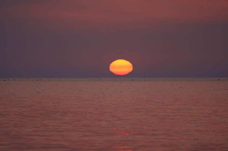 south korea,gyeongsangbukdo,pohang,sunrise,sea,seascape,sun,horizontal,sunlight,cloud,meditation Meditation фото превью