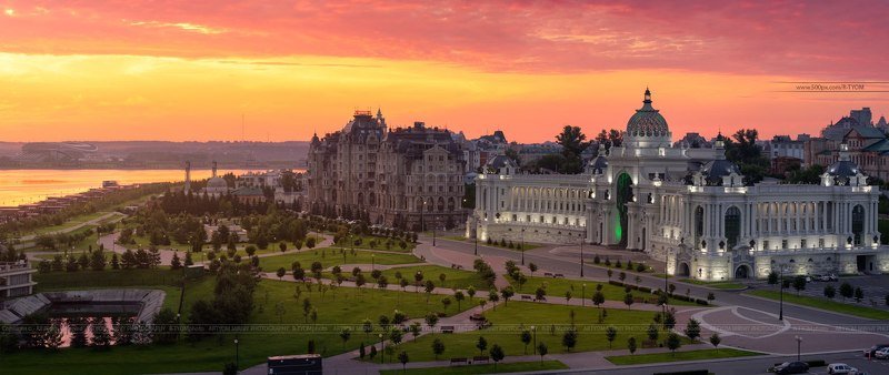 казань, россия, татарстан, кул шариф, артем мирный, закат, небо, солнце, арт, архитектура, artyom mirniy, sunset, kazan, tatarstan, russia, кремль, kremlin, capriccio, photoartist, , каприччио, фотохудожник, veduta, ведута, дворец земледельцев Дворец земледельцев. Город Казань (Россия) фото превью