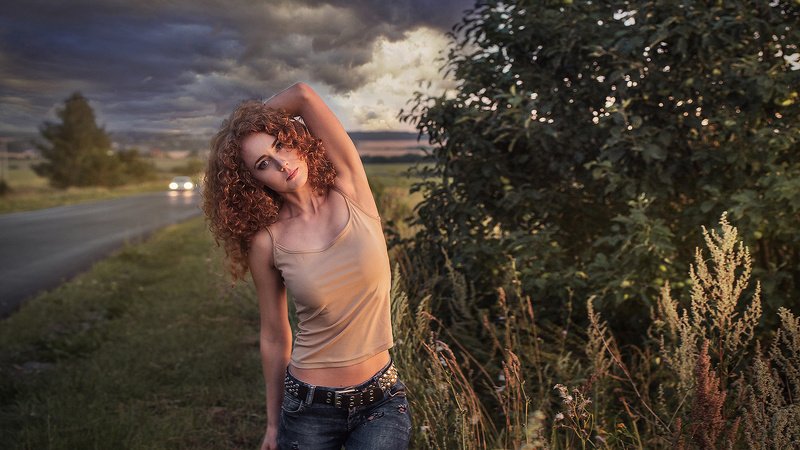 maxfot, фотограф максим емельянов, женский портрет Дорожная фото превью