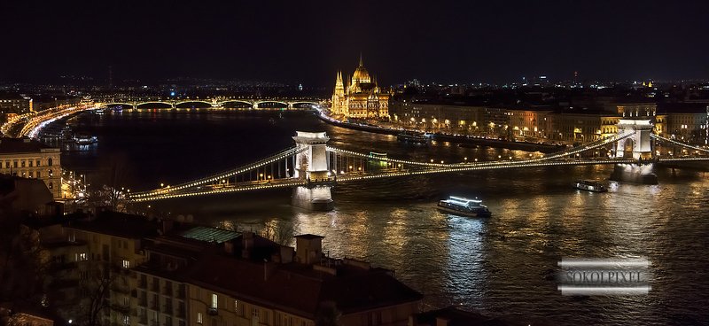 Ночной Будапешт фото превью
