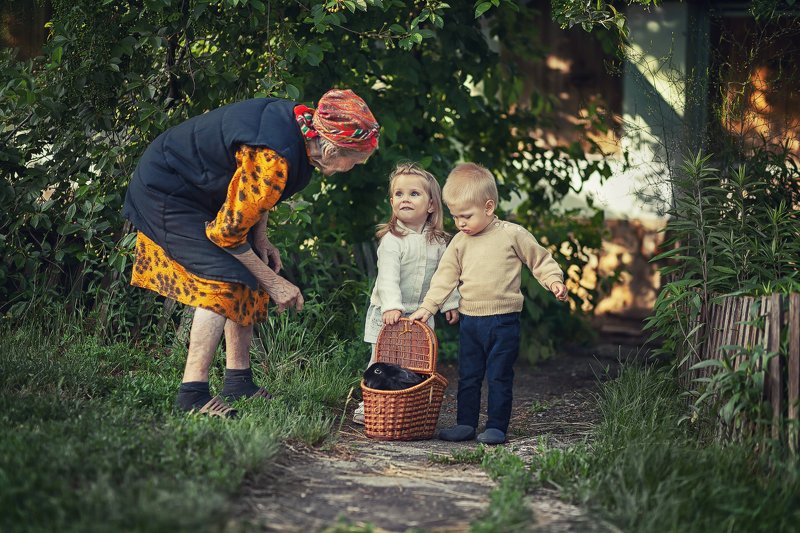 У бабушки фото превью