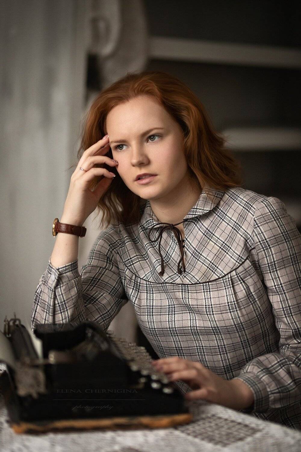 девушка, красивая девушка, женский портрет, красотка, молодая девушка, красивая, студийная съемка, Елена Чернигина