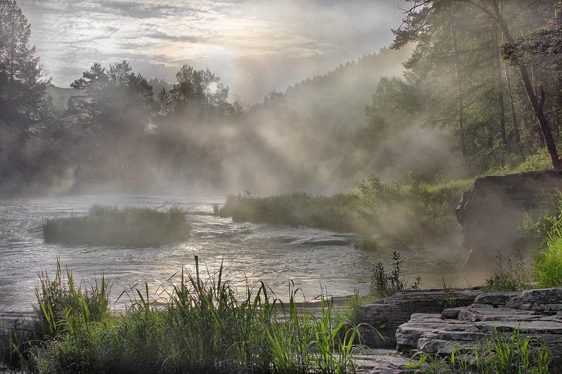 южный урал,оренбургская область, орск, новотроицк,башкирия, башкиртостан Туман - Хозяин утра.. фото превью