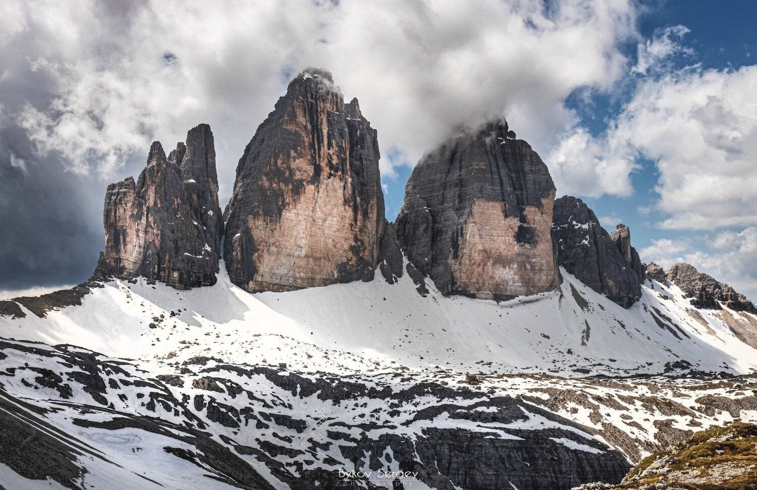 panorama, trecime, dolomites, photography, mood, blue, silence, rocks, peaks, cluouds, glacier, alps, nature, beautiful, stunning, landscape, lavaredo, Сергей Быков
