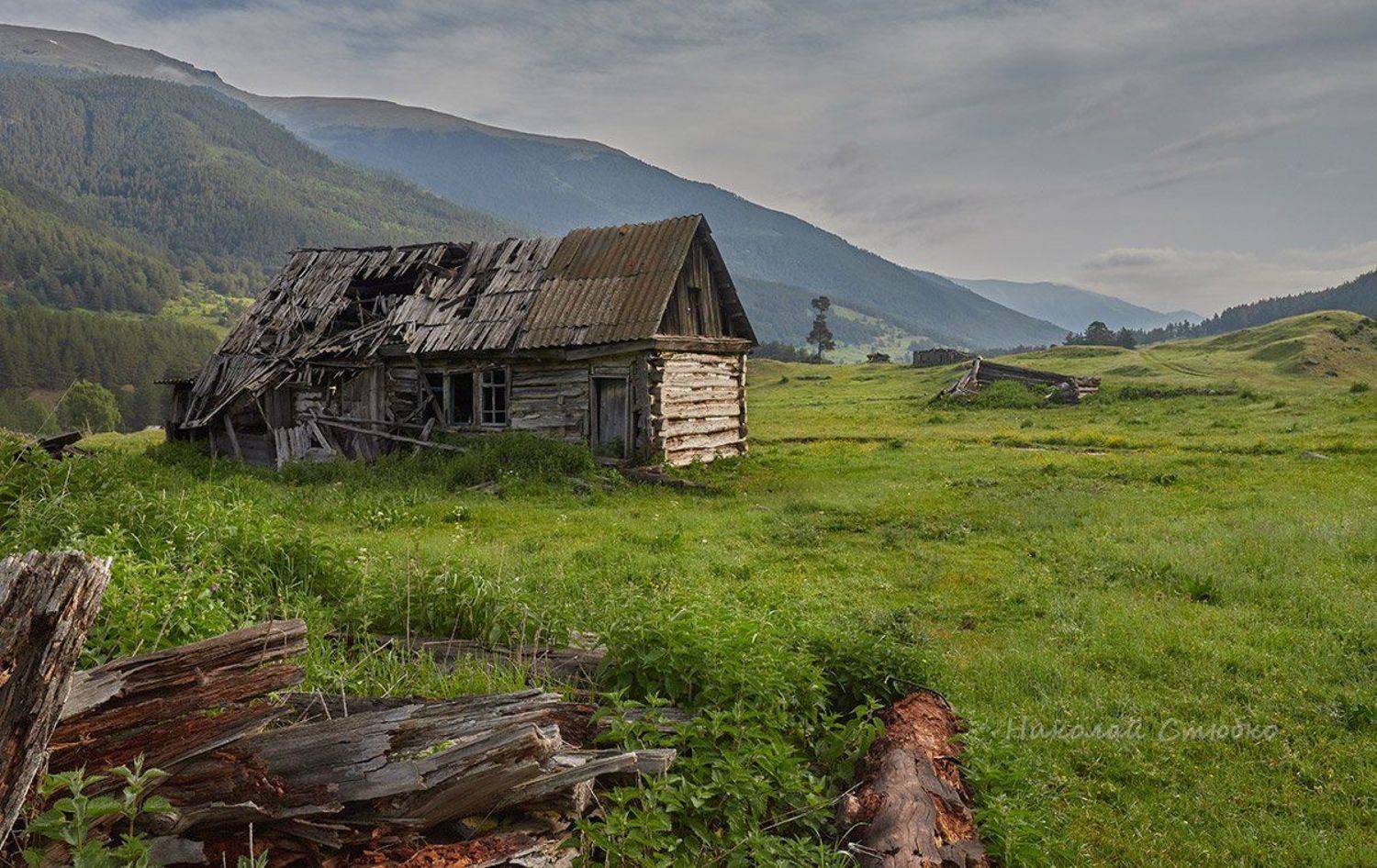 кавказ горы лето, Николай Стюбко